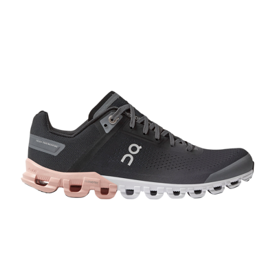 Pre-owned On Wmns Cloudflow 'rock Rose' In Grey
