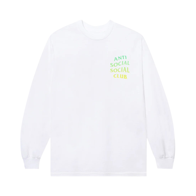 Pre-owned Anti Social Social Club Cancelled Again Crewneck 'white'