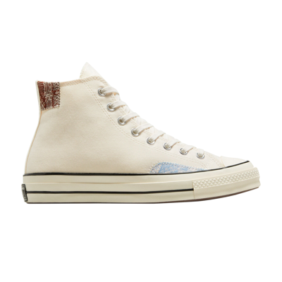 Pre-owned Converse Chuck 70 High 'crafted Ollie Patch - Egret' In Cream