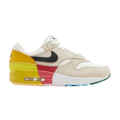 Pre-owned Nike Wmns Air Max 1 'light Orewood Multi-color' In Tan