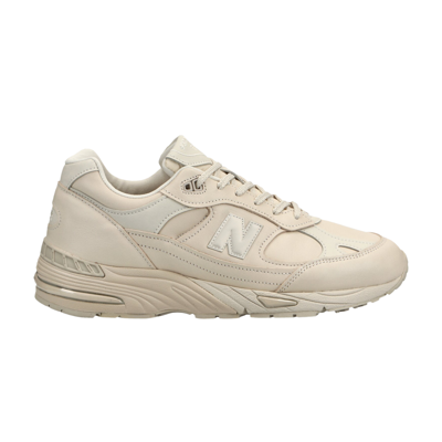 Pre-owned New Balance Wmns 991 Made In England 'off White' In Cream