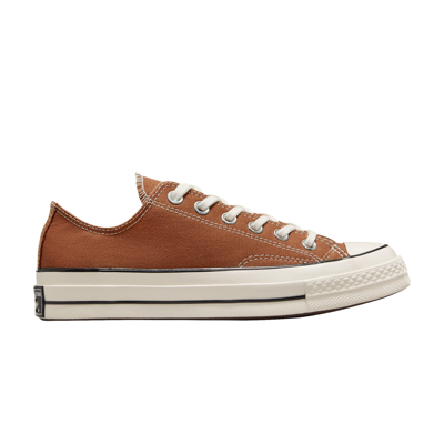 Pre-owned Converse Chuck 70 Vintage Canvas Low 'tawny Owl' In Brown