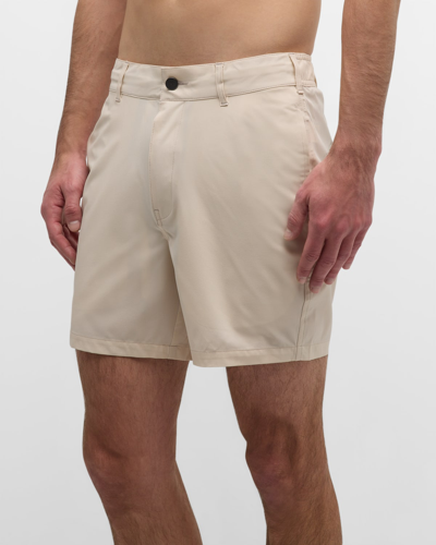Onia Men's All Purpose Casual Shorts, 6" Inseam In Stone