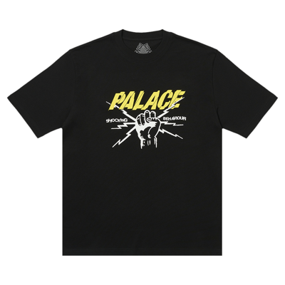 Pre-owned Palace Shocking Behaviour T-shirt 'black'