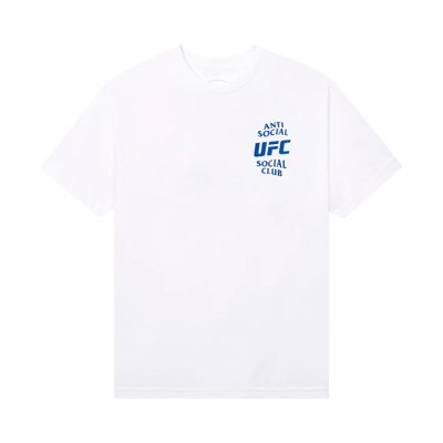 Pre-owned Anti Social Social Club X Ufc Self Titled Tee 'white'