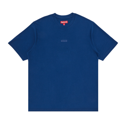 Pre-owned Supreme High Density Small Box Short-sleeve Top 'light Navy' In Blue