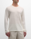 ONIA MEN'S KEVIN LINEN CREWNECK SWEATER