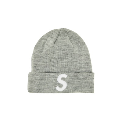 Pre-owned Supreme X New Era S Logo Beanie 'heather Grey'