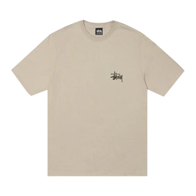 Pre-owned Stussy Basic T-shirt 'khaki' In Tan