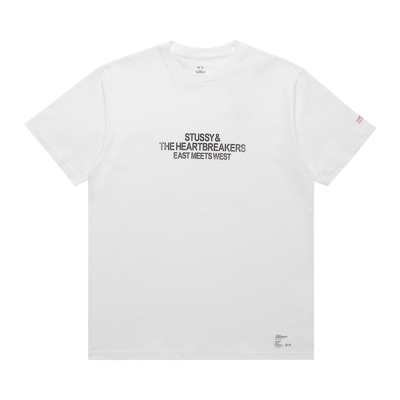 Pre-owned Stussy X The Heartbreakers Tee 'white/black'