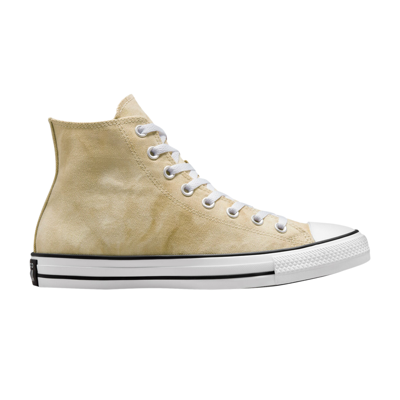 Pre-owned Converse Chuck Taylor All Star High 'sun Washed Textile - Oat Milk' In Tan