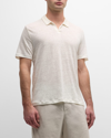 Onia Johnny Crocheted Cotton-blend Polo Shirt In White