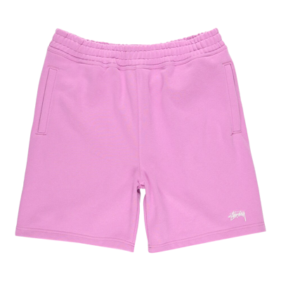 Pre-owned Stussy Stock Logo Shorts 'violet' In Purple