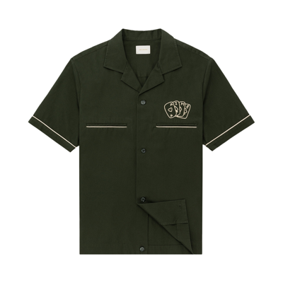 Pre-owned Aimé Leon Dore Casino Shirt 'loden' In Green