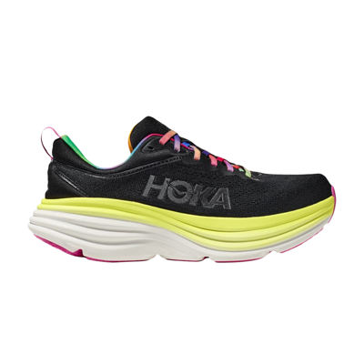 Pre-owned Hoka Wmns Bondi 8 'black Rainbow'