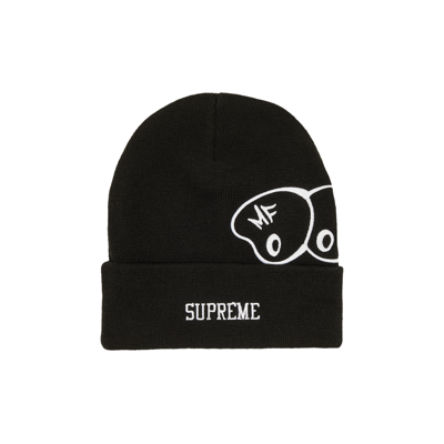 Pre-owned Supreme Mf Doom Beanie 'black'
