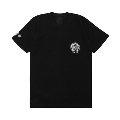 Pre-owned Chrome Hearts Horseshoe T-shirt 'black'