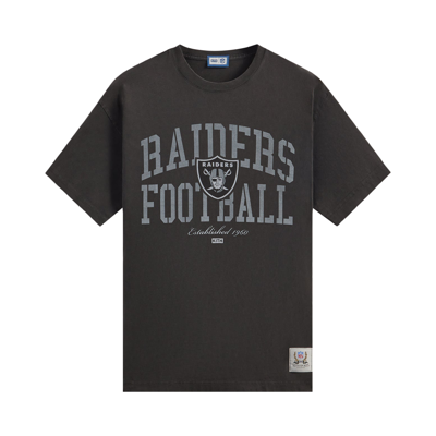 Pre-owned Kith For The Nfl: Raiders Vintage Tee 'black'