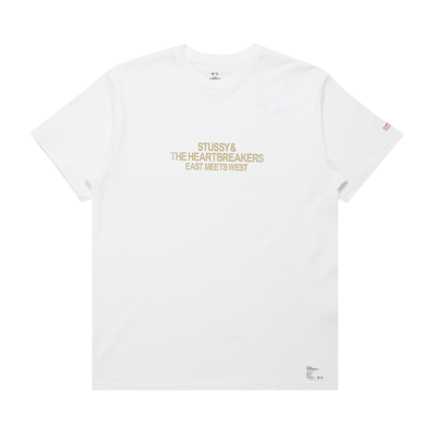 Pre-owned Stussy X The Heartbreakers Tee 'white/gold'