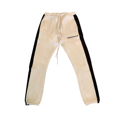 Pre-owned Essentials Fear Of God  Side Stripe Sweatpants 'cream'