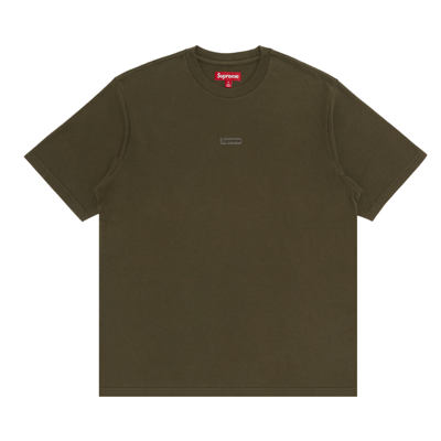 Pre-owned Supreme High Density Small Box Short-sleeve Top 'light Olive' In Green