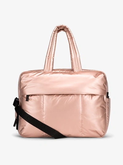 Calpak Luka Large Duffel In Rose Gold