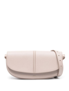 Apc Betty Leather Shoulder Bag In Grey