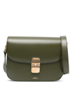 Apc Shoulder Bag A.p.c. Woman Color Green In Green