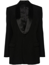 Wardrobe.nyc Tuxedo Blazer In Black