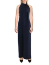 VINCE CAMUTO WOMENS CREPE BOW JUMPSUIT