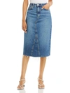 Rails The Highland Nonstretch Denim Midi Skirt In Multi