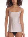Commando Scoop-neck Faux Silk Cami In White