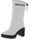 MICHAEL MICHAEL KORS HOLT WOMENS QUILTED MID-CALF WINTER & SNOW BOOTS
