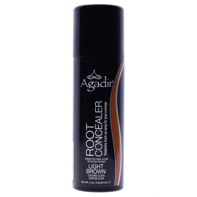 Agadir Root Concealer Temporary Touch Up Spray - Light Brown By  For Unisex - 2 oz Hair Color