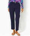 Lilly Pulitzer Travel Trouser In True Navy