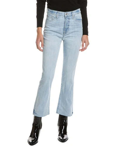 7 For All Mankind High-waist Coco Prive Slim Kick Jean In Blue