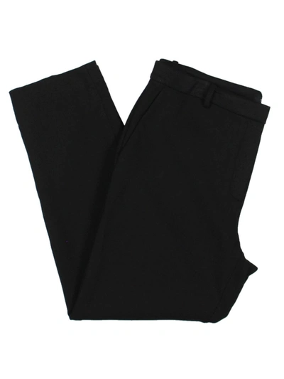 Theory Straight Pant In Good Wool In Black