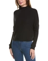 Michael Stars Frida Mock Neck Top In Black