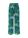P.a.r.o.s.h Stelo Straight-leg Trousers In Fantasia Verde Botti