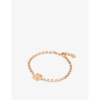 Givenchy Women's 4g Bracelet In Metal With Crystals In Rose Gold