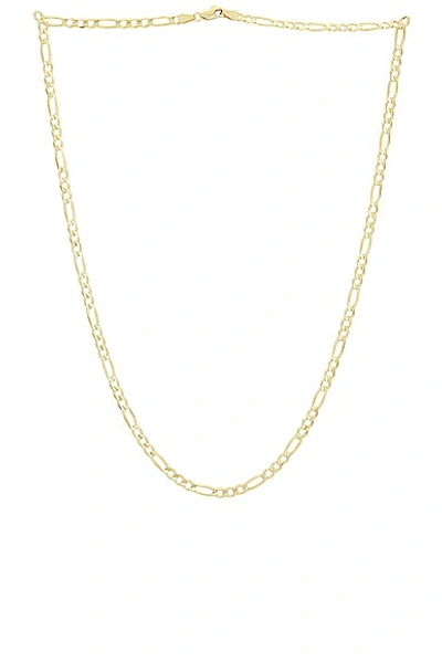 Greg Yuna 3.8mm Figaro Chain Necklace In Gold