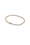 Greg Yuna Small Black Diamond Bracelet In Gold