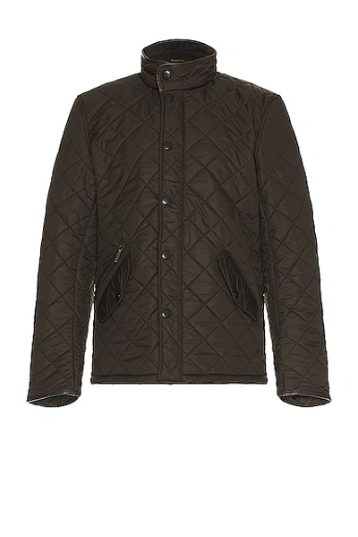 Barbour Powell Quilt Jacket In Green