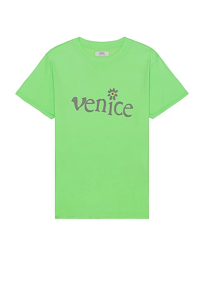 Erl T-shirt In Green