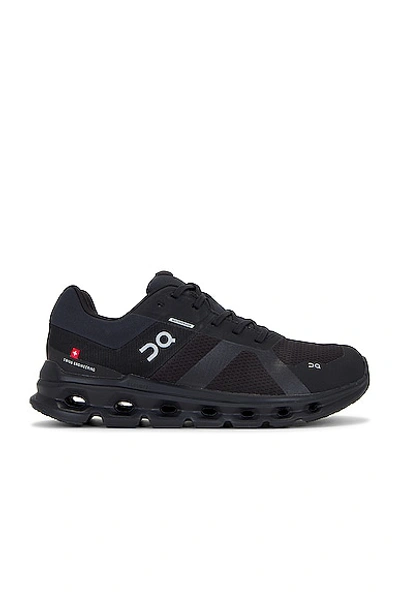 On Black Cloudrunner Waterproof Sneakers