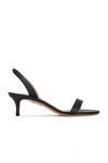 Aquazzura Women's Sandal So Nude 50 Black | Size 37 | Snumids1nap In Black