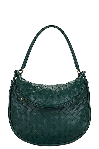 Bottega Veneta Medium Gemelli Intrecciato Shoulder Bag In Green