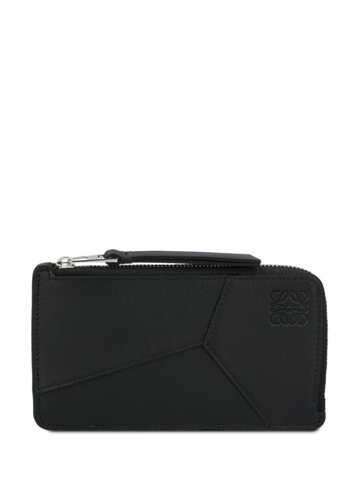 Loewe Puzzle Long Coin Cardholder In Black