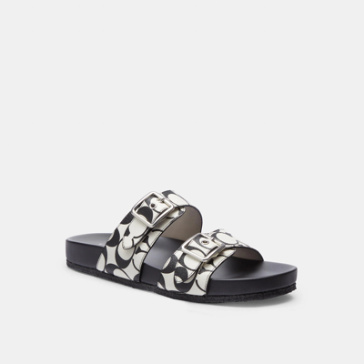Coach Outlet Allanah Sandal In Signature Canvas In Multi