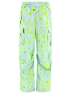 MARNI MARNI FLORAL PRINTED RELAXED FIT CARGO TROUSERS